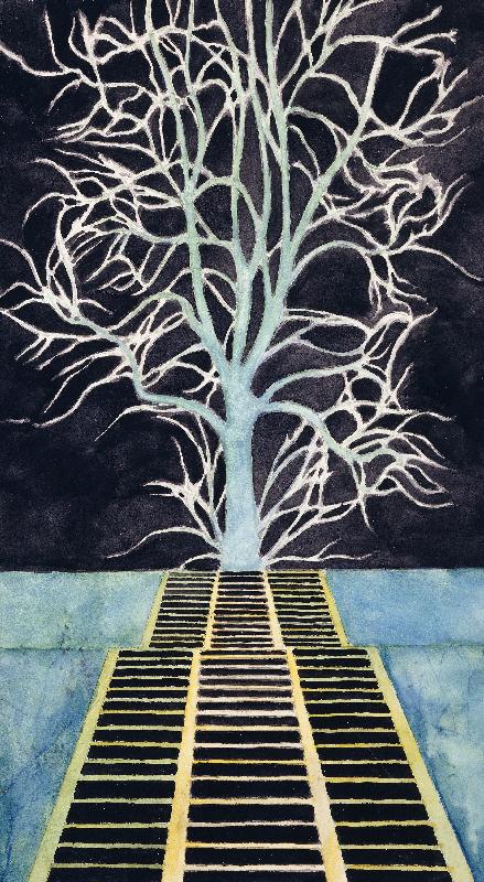 Der Baum am Ende der Treppe von Leon Spilliaert