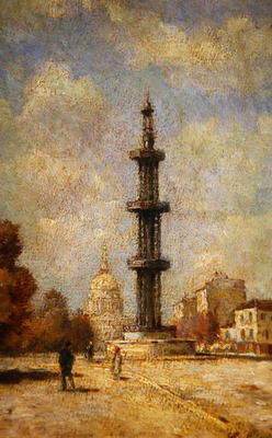 The Puits de Grenelle (oil on canvas) von Stanislas Victor Edouard Lepine