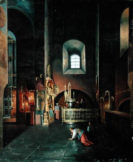 In a Church von Stanislav Joulianovitch Joukovski