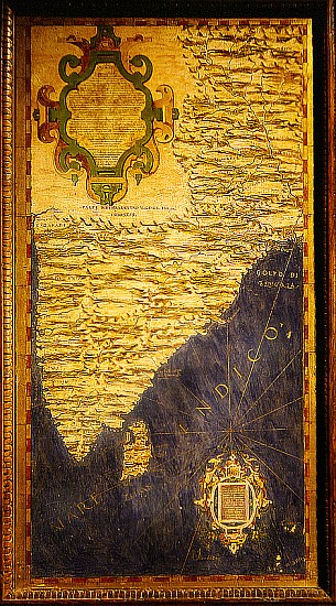 Map of the Indian Peninsula von Stefano Bonsignori