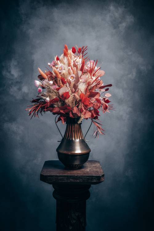 Trockenblumenstrauß “ruby passion” von Steffen  Gierok