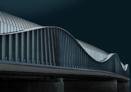 Eine neue Brücke für die Autobahn
