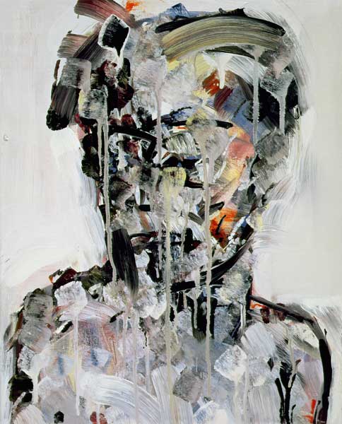 Portrait of David Bowie, 1994 (oil on canvas)  von Stephen  Finer