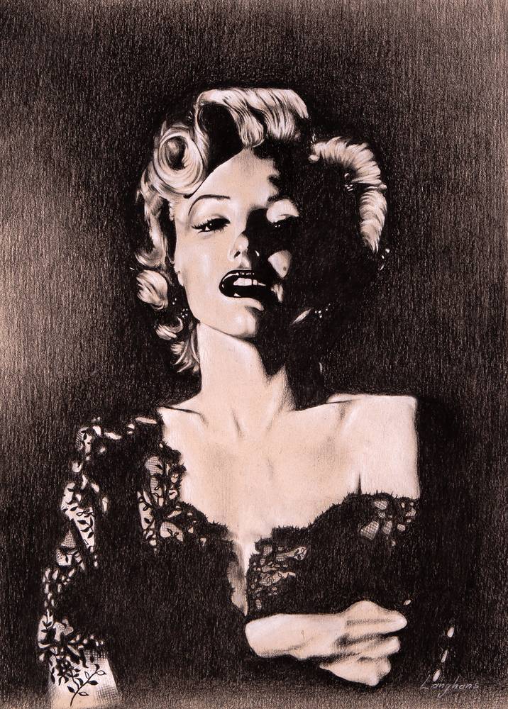 Marilyn Monroe im Abendkleid von Stephen Langhans