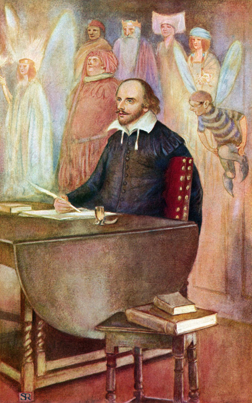 Shakespeare und einige der unsterblichen Kreaturen seiner Phantasie von Stephen Reid