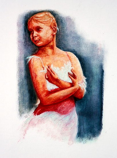 Petite Danseuse, 2006 (oil on paper)  von Stevie  Taylor