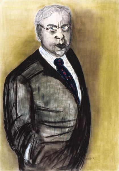 The Lawyer, 1998 (pastel and charcoal on paper)  von Stevie  Taylor