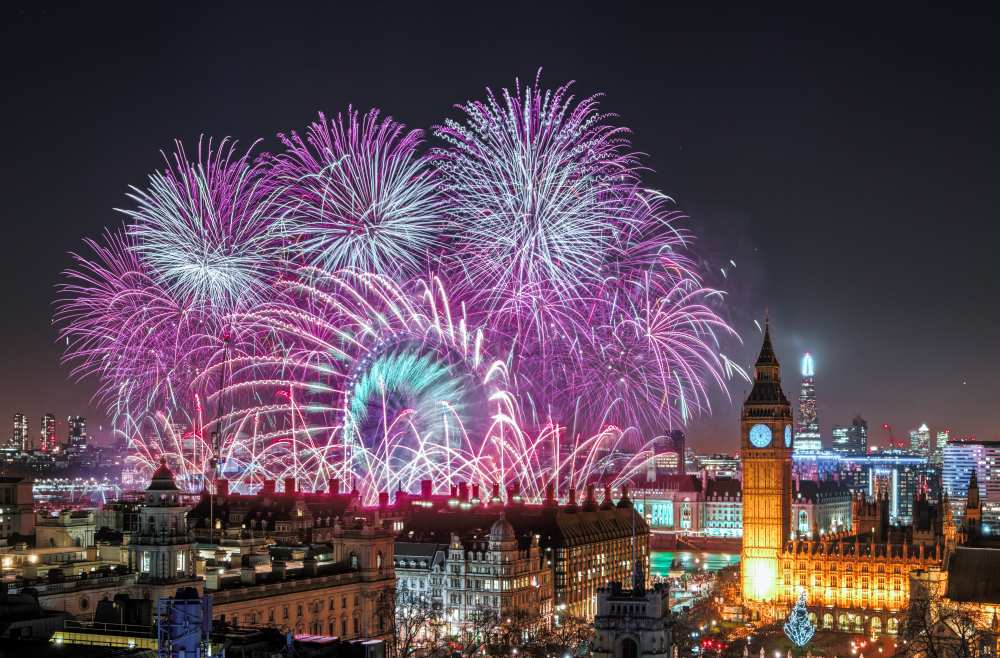 New Year Fireworks von Stewart Marsden