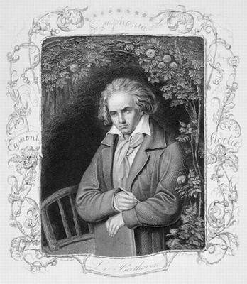 Ludwig van Beethoven (1700-1827) engraved by Albert Henry Payne (1812-1902) (engraving) von Storck