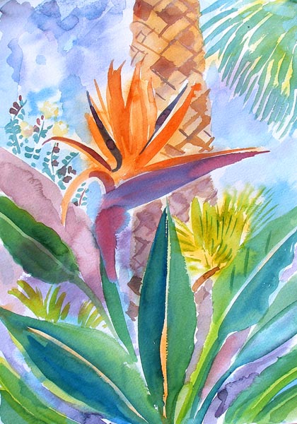 Bird of Paradise Flower von Mary Stubberfield