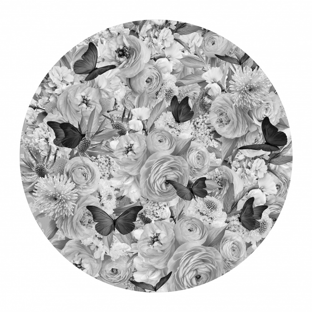 Candy Blooms Schwarz &amp; Weiß von Sue Skellern