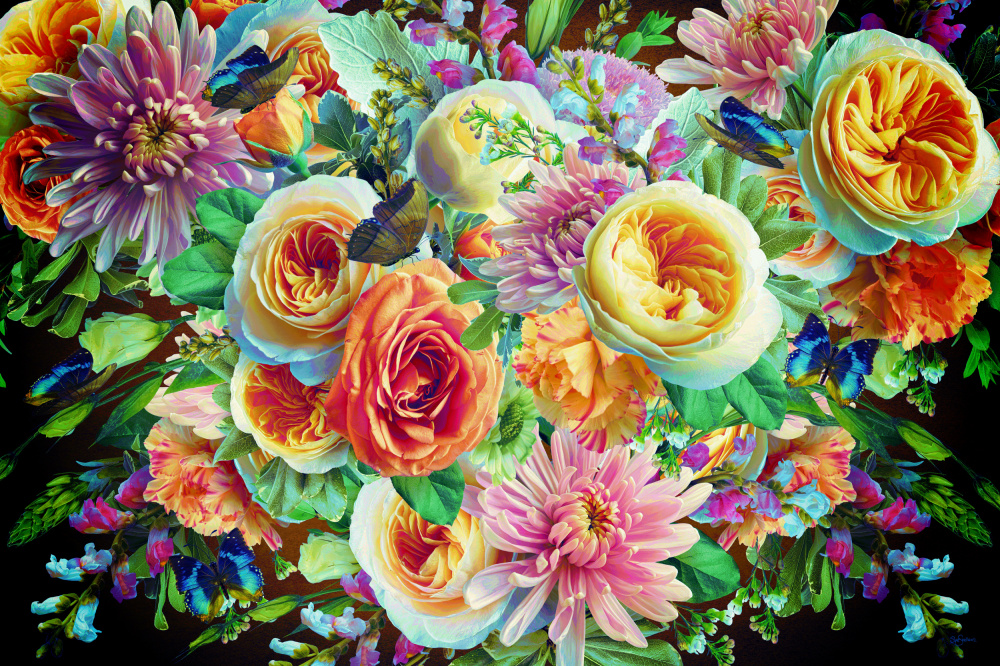 Morning Blooms Cancan von Sue Skellern