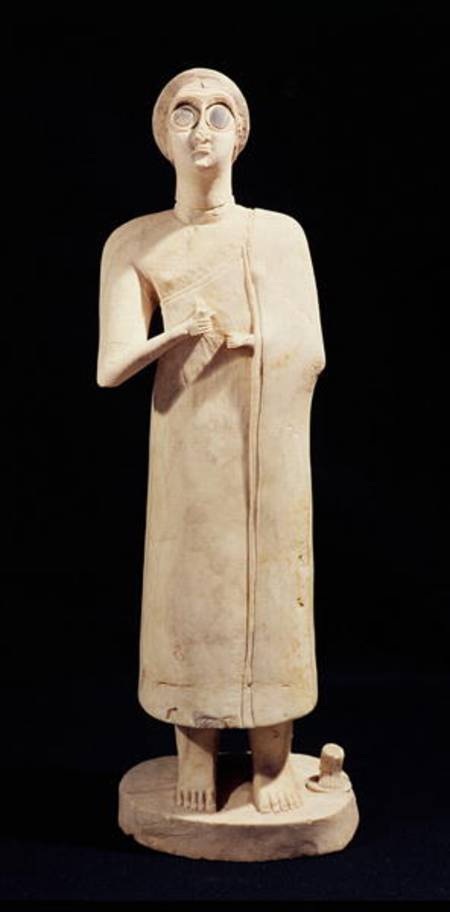 Statue of the Great Goddess, from Tell Asmar von Sumerian