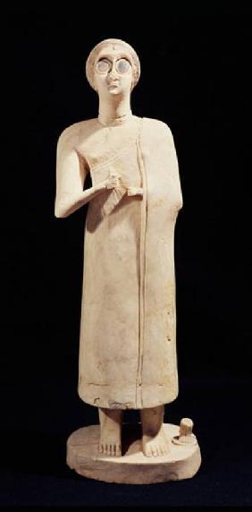 Statue of the Great Goddess, from Tell Asmar 2800-2300