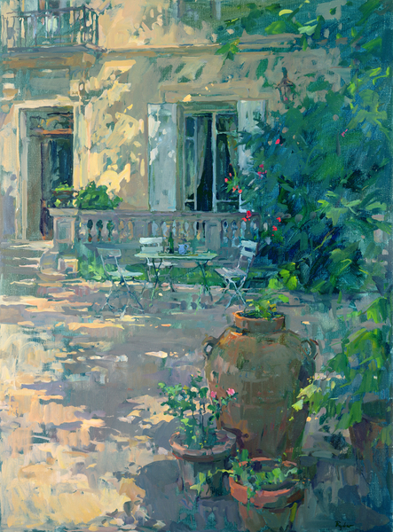 Terrace with Urns von Susan  Ryder