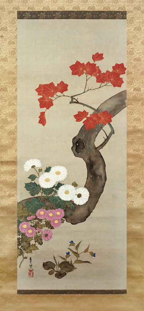 Herbstblumen. von Suzuki Kiitsu