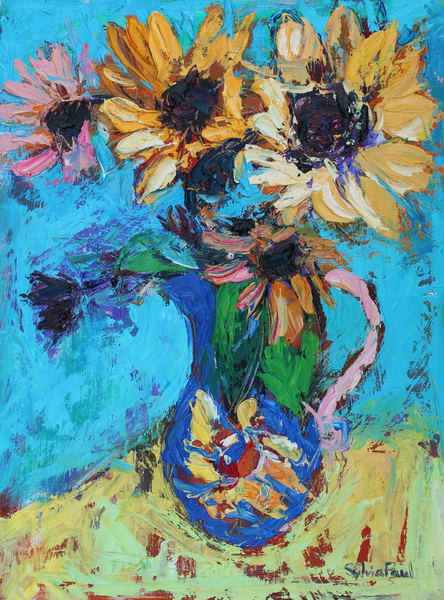 Little Sunflowers von Sylvia  Paul