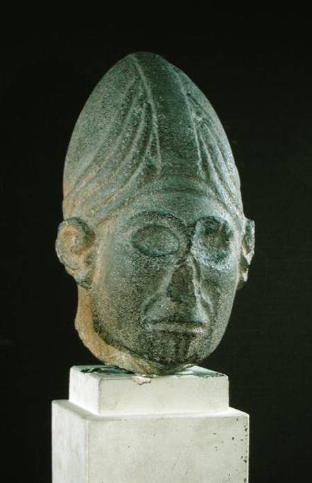Head of a  god, from Jabbil, Northern Syria von Syrian