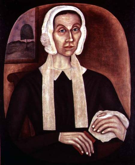 Portrait of an Elderly Quaker Lady von T. Skynner