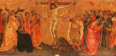 Crucifixion, predella panel von Taddeo  di Bartolo