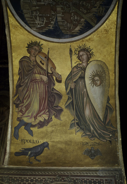 Taddeo di Bartolo, Apollo u.Minerva von Taddeo  di Bartolo
