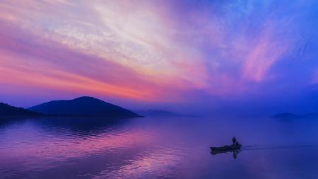 Sonnenuntergang von Taihu