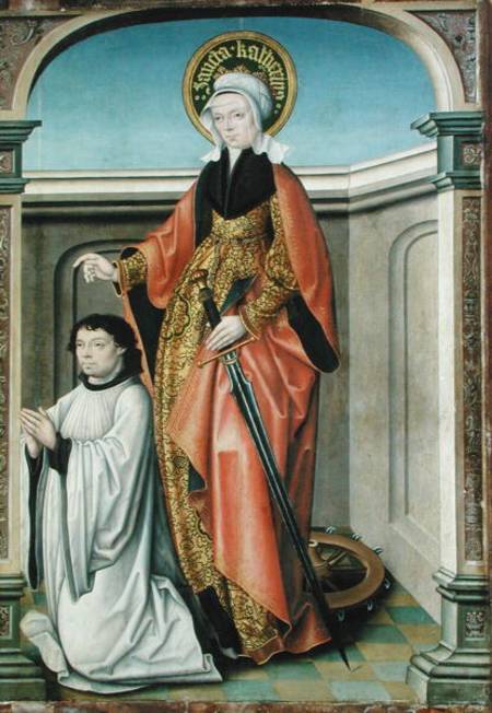 St. Catherine of Alexandria von The Master of Kappenberg