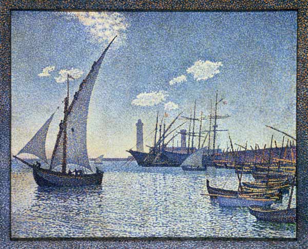 Port De Cette, Les Tartanes von Theo van Rysselberghe