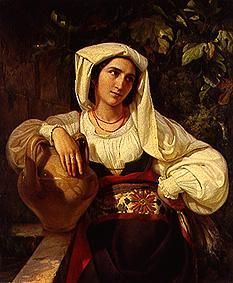 Italienisches Mädchen von Theobald von Oër