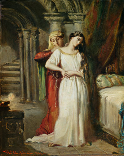 Die Abendtoilette der Desdemona. von Théodore Chassériau