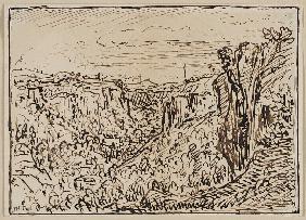 Hilly Landscape (The Lizon River Gorge) 1861