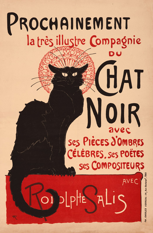 Prochainement, Chat Noir von Théophile-Alexandre Steinlen