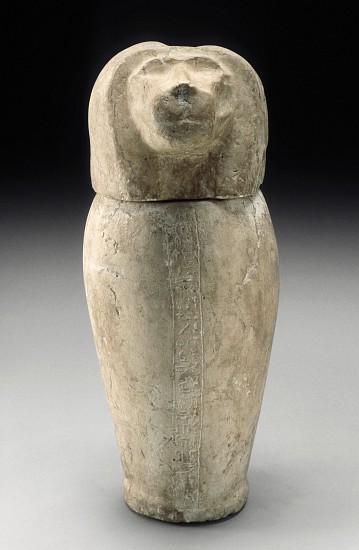 Canopic Jar with Cynocephalous Head von Third Intermediate Period Egyptian