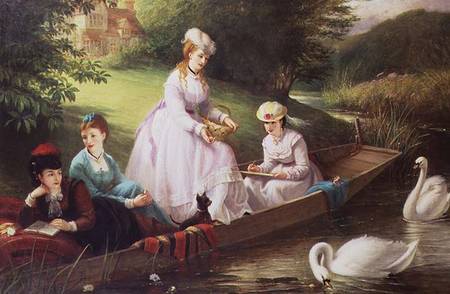 The Thames Swans von Thomas Brooks