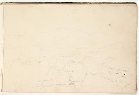 Landscape,  (pencil on paper) 1832