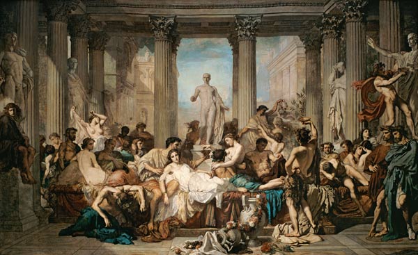 Der Niedergang der römischen Gesellschaft (Les Romains de la Dècadence) von Thomas Couture