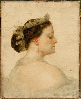 Porträt von Mathilde Bonaparte (1820-1904), Princesse Française