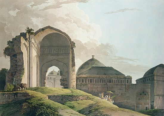 The Ruins of the Palace at Madurai von Thomas Daniell