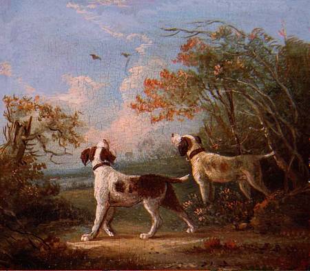 Spaniels in a landscape von Thomas Hand