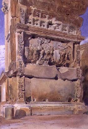 Arch of Titus, Rome 1842  on