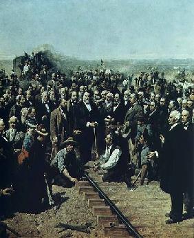 Last Spike, Union Pacific Railway, Promontory Point, Utah, May 10th 1869