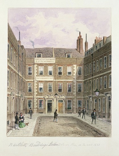Bartlett''s Buildings, Holborn von Thomas Hosmer Shepherd