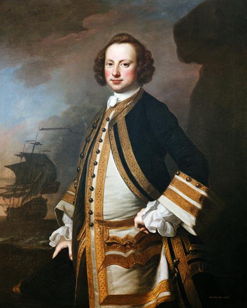 Sir George Pocock (1706-92) 1760 (oil on canvas) 20th