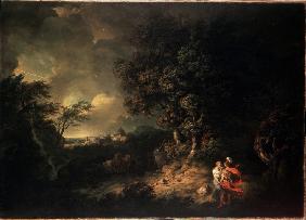 Landschaft mit Aeneas und Dido 1769