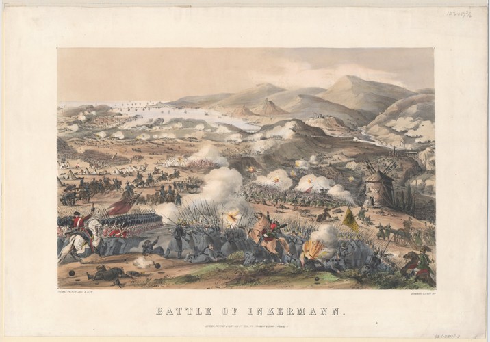Die Schlacht von Inkerman am 5. November 1854 von Thomas Packer
