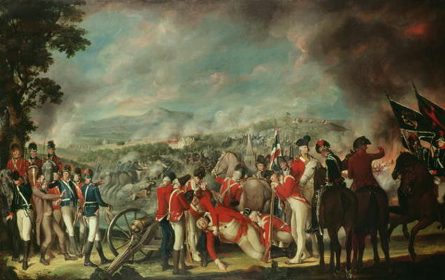 The Battle of Ballynahinch, 13th June 1798, c.1798 (oil on canvas) von Thomas Robinson