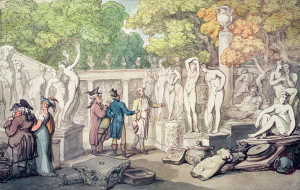 A Statuary's Yard von Thomas Rowlandson