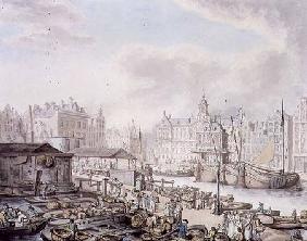 Feyge Dam and Part of the Fish Market, Amsterdam c.1794  &