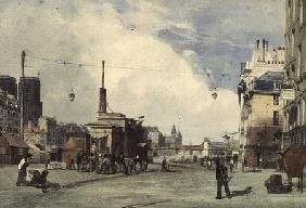 Quai de la Greve, Paris in 1837