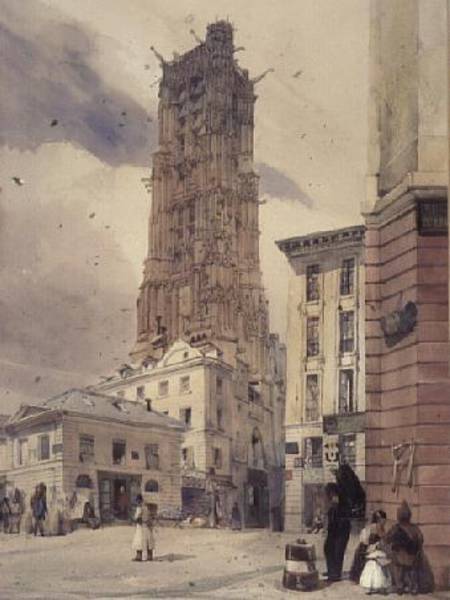 The Tower of St. Jacques, Paris von Thomas Shotter Boys